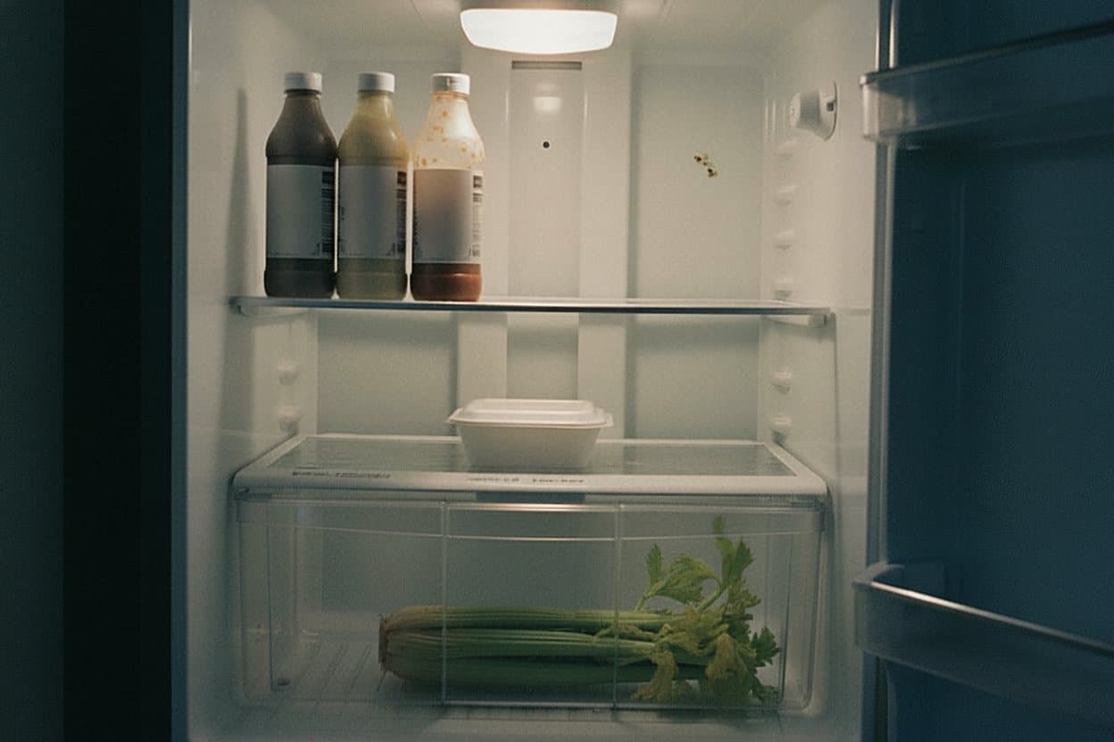 Refrigerator stocked with nutritious food and meals