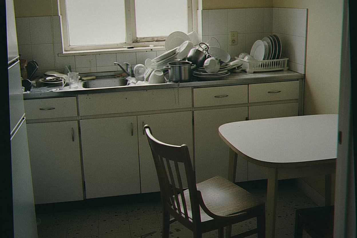 Kitchen before accessibility and daily living updates